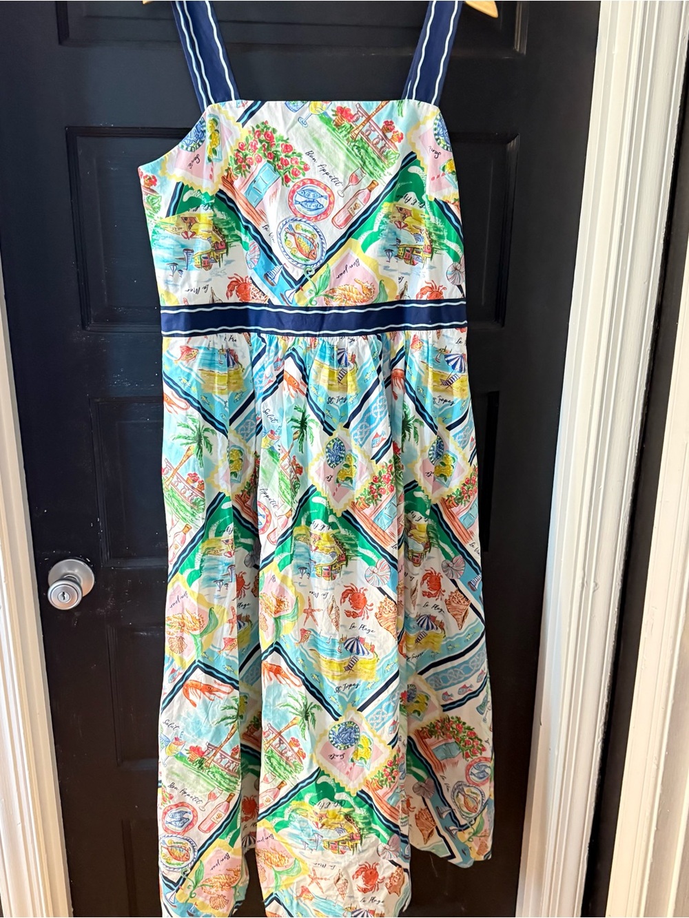 Talbots bon appetite midi dress
